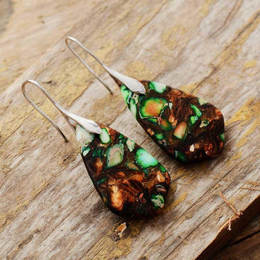 Happiness Communication Jasper Earrings-Your Soul Place